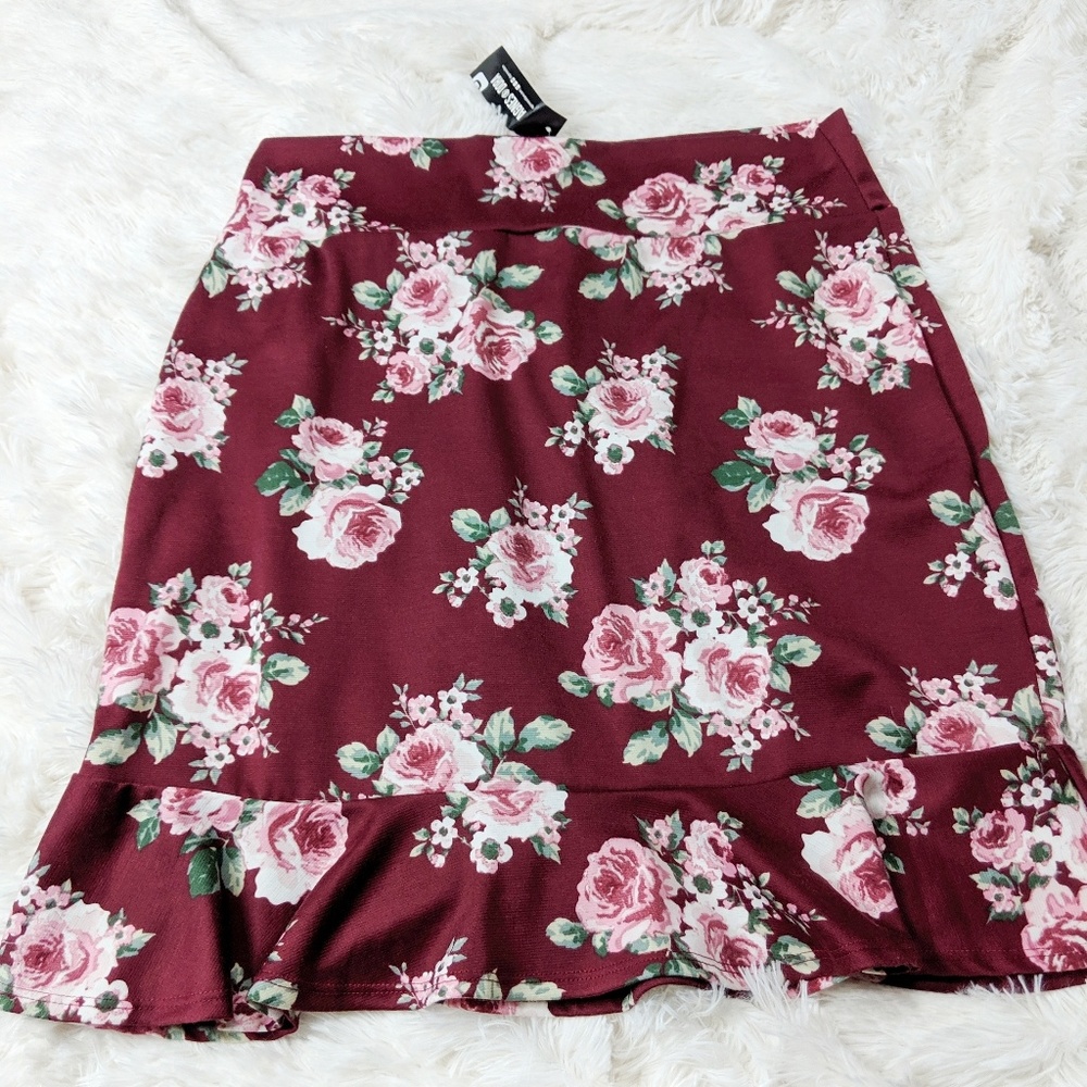 Agnes & Dora Flounce Pencil Skirt XXL